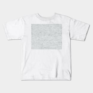 Whitewashed Brick Wall - Light White Wash Stone Brick Kids T-Shirt